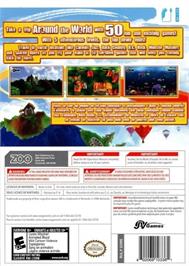 Box back cover for Around The World In 50 Games on the Nintendo Wii.