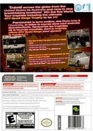 Box back cover for Atv Quad Kings on the Nintendo Wii.