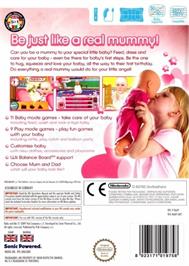 Box back cover for Baby And Me on the Nintendo Wii.
