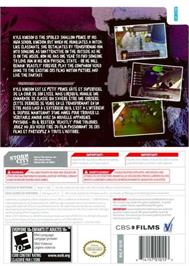 Box back cover for Beastly on the Nintendo Wii.