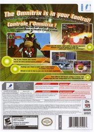 Box back cover for Ben 10 - Protector Of Earth on the Nintendo Wii.