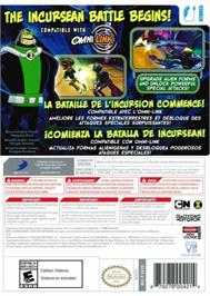 Box back cover for Ben 10 Omniverse 2 on the Nintendo Wii.