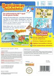 Box back cover for Benjamin Blümchen - Törööö Im Zoo on the Nintendo Wii.