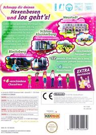Box back cover for Bibi Blocksberg - Das Grosse Hexenbesen-rennen! on the Nintendo Wii.