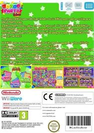 Box back cover for Bingo Party Deluxe on the Nintendo Wii.