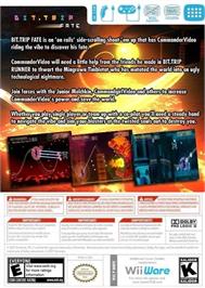 Box back cover for Bit.trip Fate on the Nintendo Wii.