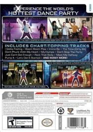 Box back cover for Black Eyed Peas Experience, The on the Nintendo Wii.