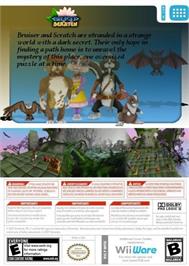Box back cover for Bruiser And Scratch on the Nintendo Wii.
