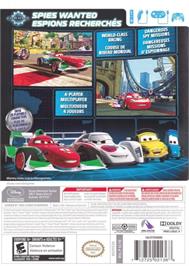Box back cover for Cars 2 on the Nintendo Wii.