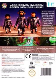 Box back cover for Chimpanzés De L'espace, Les on the Nintendo Wii.