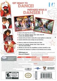 Box back cover for Disney Sing It! High School Musical 3 - Senior Year on the Nintendo Wii.