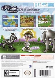 Box back cover for Doctor Fizzwizzle's Animal Rescue on the Nintendo Wii.