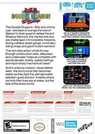 Box back cover for Double Dragon 2 - The Revenge (NES) on the Nintendo Wii.