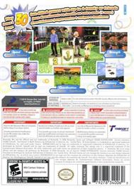 Box back cover for Family Party - 30 Great Games on the Nintendo Wii.