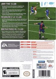 Box back cover for Fifa 13 on the Nintendo Wii.