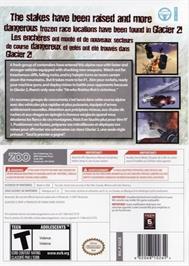 Box back cover for Glacier 2 on the Nintendo Wii.