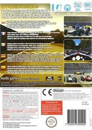 Box back cover for Gp Classic Racing on the Nintendo Wii.