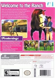 Box back cover for I Love Horses: Rider's Paradise on the Nintendo Wii.