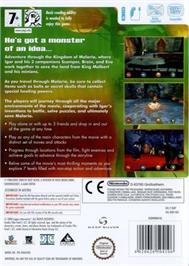 Box back cover for Igor - Le Jeu on the Nintendo Wii.