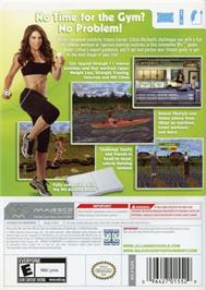 Box back cover for Jillian Michaels Fitness Ultimatum on the Nintendo Wii.