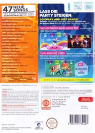 Box back cover for Just Dance 2014 on the Nintendo Wii.