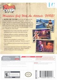 Box back cover for King Of Clubs on the Nintendo Wii.