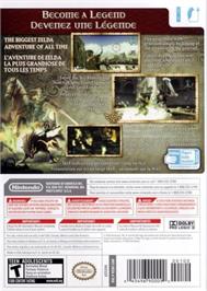Box back cover for Legend Of Zelda - Twilight Princess, The on the Nintendo Wii.