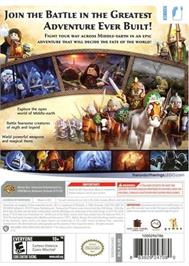 Box back cover for Lego Le Seigneur Des Anneaux on the Nintendo Wii.