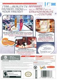 Box back cover for Léa Passion Star De La Mode on the Nintendo Wii.