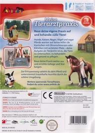 Box back cover for Ma Clinique Vétérinaire on the Nintendo Wii.