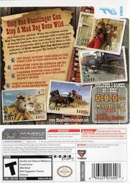 Box back cover for Mad Dog Mccree - Gunslinger Pack on the Nintendo Wii.