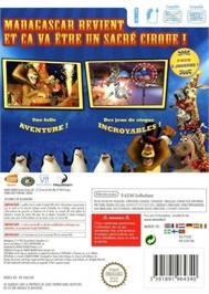 Box back cover for Madagascar 3 - Bons Baisers D'europe on the Nintendo Wii.