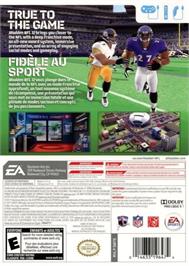 Box back cover for Madden Nfl 12 on the Nintendo Wii.