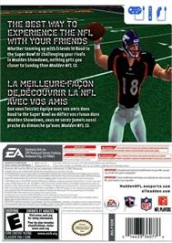 Box back cover for Madden Nfl 13 on the Nintendo Wii.