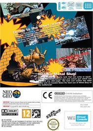 Box back cover for Metal Slug (NG) on the Nintendo Wii.