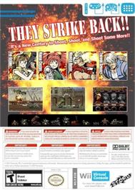 Box back cover for Metal Slug 4 (NG) on the Nintendo Wii.