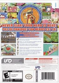 Box back cover for Minon - Everyday Hero on the Nintendo Wii.