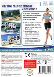Box back cover for Mon Coach Personnel - Club Fitness on the Nintendo Wii.