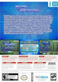 Box back cover for Mot Caché on the Nintendo Wii.
