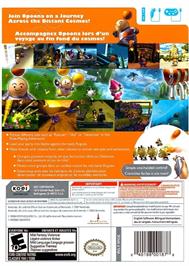 Box back cover for Opoona on the Nintendo Wii.