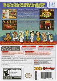Box back cover for Order Up! on the Nintendo Wii.