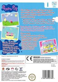 Box back cover for Peppa Pig : The Game on the Nintendo Wii.