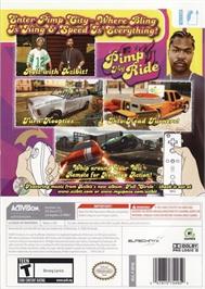 Box back cover for Pimp My Ride on the Nintendo Wii.