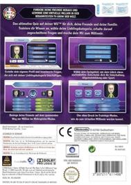Box back cover for Qui Veut Gagner Des Millions - 2ème Edition on the Nintendo Wii.