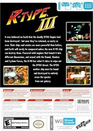 Box back cover for R-type 3 - The Third Lightning (SNES) on the Nintendo Wii.