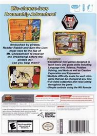 Box back cover for Reader Rabbit 2nd Grade on the Nintendo Wii.