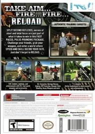 Box back cover for Reload on the Nintendo Wii.