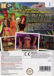 Box back cover for Runaway - The Dream Of The Turtle on the Nintendo Wii.