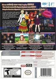 Box back cover for Sakura Wars - So Long, My Love on the Nintendo Wii.