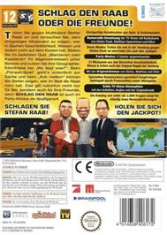 Box back cover for Schlag den Raab : Das 2. Spiel on the Nintendo Wii.